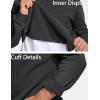 imageMAGCOMSEN Mens Crewneck Sweatshirt Long Sleeve Casual Warm Fleece PulloverBlack