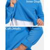 imageMAGCOMSEN Mens Crewneck Sweatshirt Long Sleeve Casual Warm Fleece PulloverBlue Green