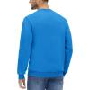 imageMAGCOMSEN Mens Crewneck Sweatshirt Long Sleeve Casual Warm Fleece PulloverBlue Green