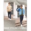 imageMAGCOMSEN Mens Crewneck Sweatshirt Long Sleeve Casual Warm Fleece PulloverEmerald Green