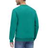 imageMAGCOMSEN Mens Crewneck Sweatshirt Long Sleeve Casual Warm Fleece PulloverEmerald Green