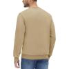 imageMAGCOMSEN Mens Crewneck Sweatshirt Long Sleeve Casual Warm Fleece PulloverKhaki