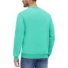 imageMAGCOMSEN Mens Crewneck Sweatshirt Long Sleeve Casual Warm Fleece PulloverMint Green