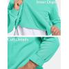 imageMAGCOMSEN Mens Crewneck Sweatshirt Long Sleeve Casual Warm Fleece PulloverMint Green