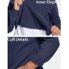 imageMAGCOMSEN Mens Crewneck Sweatshirt Long Sleeve Casual Warm Fleece PulloverNavy