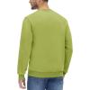imageMAGCOMSEN Mens Crewneck Sweatshirt Long Sleeve Casual Warm Fleece PulloverOlive Green