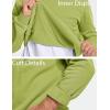 imageMAGCOMSEN Mens Crewneck Sweatshirt Long Sleeve Casual Warm Fleece PulloverOlive Green