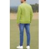 imageMAGCOMSEN Mens Crewneck Sweatshirt Long Sleeve Casual Warm Fleece PulloverOlive Green