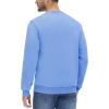 imageMAGCOMSEN Mens Crewneck Sweatshirt Long Sleeve Casual Warm Fleece PulloverPale Blue