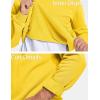imageMAGCOMSEN Mens Crewneck Sweatshirt Long Sleeve Casual Warm Fleece PulloverYellow