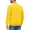imageMAGCOMSEN Mens Crewneck Sweatshirt Long Sleeve Casual Warm Fleece PulloverYellow