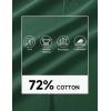 imageMAGCOMSEN Mens Polo Shirts with Pocket Cotton Pique Short Sleeve Collared Shirt Moisture Wicking Golf Shirts 3Button ShirtsDark Green