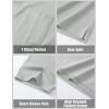 imageMAGCOMSEN Mens Polo Shirts with Pocket Cotton Pique Short Sleeve Collared Shirt Moisture Wicking Golf Shirts 3Button ShirtsLight Grey