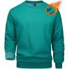 imageMAGCOMSEN Mens Crewneck Sweatshirt Long Sleeve Casual Warm Fleece PulloverEmerald Green