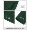 imageMAGCOMSEN Mens Corduroy Jacket Sherpa Lined Trucker Jackets Cotton TurnDown Collar Warm Winter Jacket Casual Coat 5 PocketsEmerald Green