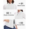 imageMAGCOMSEN Womens Fleece Vest with Zipper Pockets Zip Up Sleeveless Jackets Lightweight Soft Warm Polar Vest OuterwearWhite