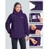 imageMAGCOMSEN Womens Winter Coats Waterproof Insulated Snow Ski Jacket Hood Fleece Lined Warm Mountain Snowboarding WindbreakerDeeppurple