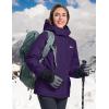imageMAGCOMSEN Womens Winter Coats Waterproof Insulated Snow Ski Jacket Hood Fleece Lined Warm Mountain Snowboarding WindbreakerDeeppurple