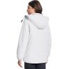 imageMAGCOMSEN Womens Winter Coats Waterproof Insulated Snow Ski Jacket Hood Fleece Lined Warm Mountain Snowboarding WindbreakerWhite