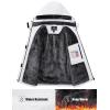 imageMAGCOMSEN Womens Winter Coats Waterproof Insulated Snow Ski Jacket Hood Fleece Lined Warm Mountain Snowboarding WindbreakerWhite