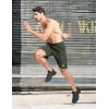 imageMAGCOMSEN Mens Athletic Running Shorts 9quot Quick Dry Lightweight Sport Workout Hiking Gym Shorts with Zipper PocketsArmy Green