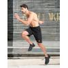 imageMAGCOMSEN Mens Athletic Running Shorts 9quot Quick Dry Lightweight Sport Workout Hiking Gym Shorts with Zipper PocketsBlack