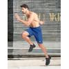 imageMAGCOMSEN Mens Athletic Running Shorts 9quot Quick Dry Lightweight Sport Workout Hiking Gym Shorts with Zipper PocketsBlue