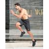 imageMAGCOMSEN Mens Athletic Running Shorts 9quot Quick Dry Lightweight Sport Workout Hiking Gym Shorts with Zipper PocketsDark Grey
