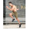 imageMAGCOMSEN Mens Athletic Running Shorts 9quot Quick Dry Lightweight Sport Workout Hiking Gym Shorts with Zipper PocketsKhaki