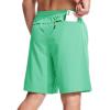 imageMAGCOMSEN Mens Athletic Running Shorts 9quot Quick Dry Lightweight Sport Workout Hiking Gym Shorts with Zipper PocketsMint Green