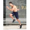 imageMAGCOMSEN Mens Athletic Running Shorts 9quot Quick Dry Lightweight Sport Workout Hiking Gym Shorts with Zipper PocketsNavy