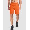 imageMAGCOMSEN Mens Athletic Running Shorts 9quot Quick Dry Lightweight Sport Workout Hiking Gym Shorts with Zipper PocketsOrange