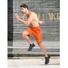 imageMAGCOMSEN Mens Athletic Running Shorts 9quot Quick Dry Lightweight Sport Workout Hiking Gym Shorts with Zipper PocketsOrange