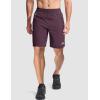 imageMAGCOMSEN Mens Athletic Running Shorts 9quot Quick Dry Lightweight Sport Workout Hiking Gym Shorts with Zipper PocketsPurple Red