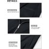 imageMAGCOMSEN Mens Bomber Jacket Lightweight Casual Zip Up Windbreaker Spring Fall Golf Coat with PocketsBlack