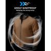 imageMAGCOMSEN Mens Bomber Jacket Lightweight Casual Zip Up Windbreaker Spring Fall Golf Coat with PocketsBrown