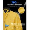 imageMAGCOMSEN Mens Bomber Jacket Lightweight Casual Zip Up Windbreaker Spring Fall Golf Coat with PocketsGinger