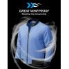 imageMAGCOMSEN Mens Bomber Jacket Lightweight Casual Zip Up Windbreaker Spring Fall Golf Coat with PocketsLight Blue