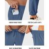 imageMAGCOMSEN Mens Golf Pants Stretch Joggers with Zipper Pockets Work Casual Slack for MenBlue Grey