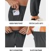 imageMAGCOMSEN Mens Golf Pants Stretch Joggers with Zipper Pockets Work Casual Slack for MenDark Grey