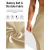 imageMAGCOMSEN Mens Golf Pants Stretch Joggers with Zipper Pockets Work Casual Slack for MenLight Khaki