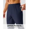 imageMAGCOMSEN Mens Golf Pants Stretch Joggers with Zipper Pockets Work Casual Slack for MenNavy