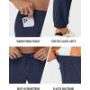 imageMAGCOMSEN Mens Golf Pants Stretch Joggers with Zipper Pockets Work Casual Slack for MenNavy