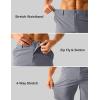 imageMAGCOMSEN Mens Golf Shorts 7quot Quick Dry Lightweight Stretch Casual Shorts with 6 Pockets Dress Work HikingLight Grey