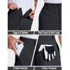 imageMAGCOMSEN Mens Golf Shorts 9 Inch Inseam Quick Dry Casual Shorts Stretch Hiking Dress Work Shorts with 4 Pockets Flat FrontBlack