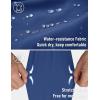 imageMAGCOMSEN Mens Golf Shorts 9 Inch Inseam Quick Dry Casual Shorts Stretch Hiking Dress Work Shorts with 4 Pockets Flat FrontBlue Grey