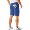 imageMAGCOMSEN Mens Golf Shorts 9 Inch Inseam Quick Dry Casual Shorts Stretch Hiking Dress Work Shorts with 4 Pockets Flat FrontBlue Grey