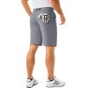 imageMAGCOMSEN Mens Golf Shorts 9 Inch Inseam Quick Dry Casual Shorts Stretch Hiking Dress Work Shorts with 4 Pockets Flat FrontLight Grey