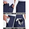 imageMAGCOMSEN Mens Golf Shorts 9 Inch Inseam Quick Dry Casual Shorts Stretch Hiking Dress Work Shorts with 4 Pockets Flat FrontNavy