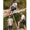 imageMAGCOMSEN Mens Hiking Cargo Shorts 10quot Lightweight Outdoor Work Shorts for Men Travel Casual with 5 PocketsDarkgrey